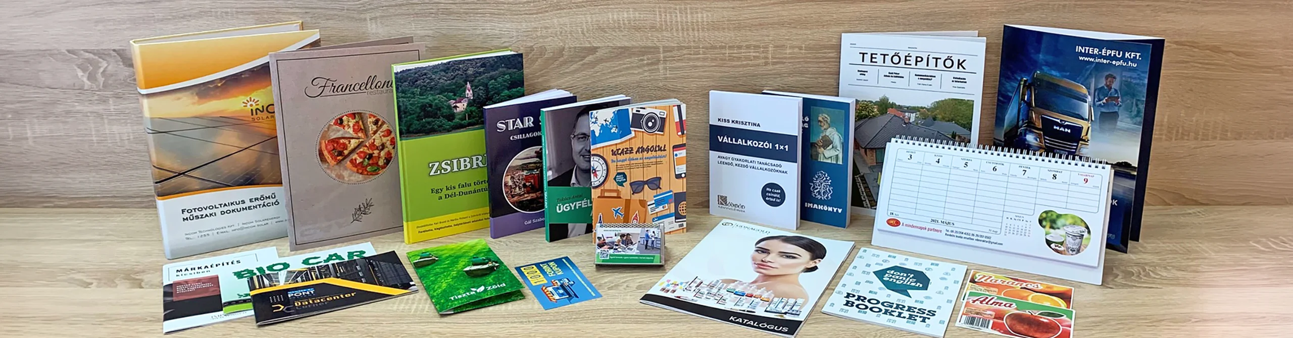 Referencia kollekció nyomdatermékeinkből