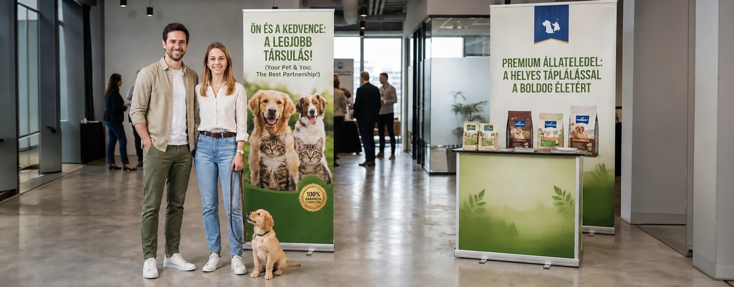 Roll-up banner printing