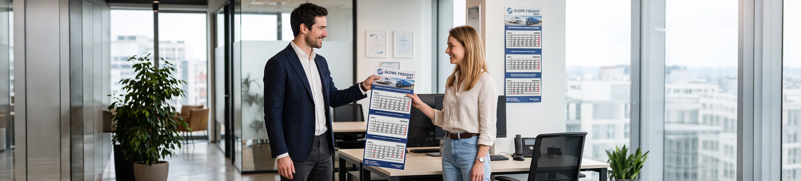 Three-month calendar printing