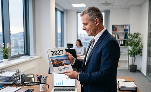 Desk calendar printing