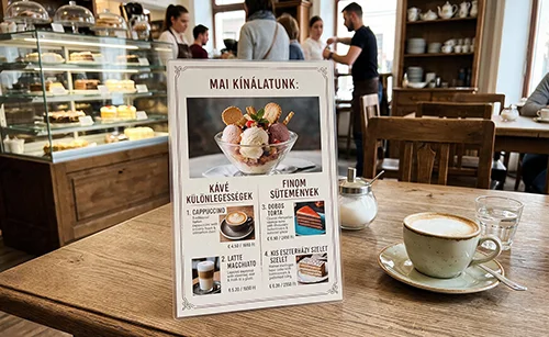 Food and drink menu printing