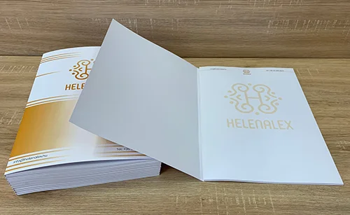 Notepad with wraparound cover