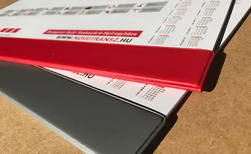 Desk-pad calendar printing