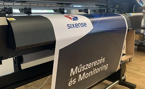 Roll-up banner printing